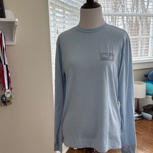 Vineyard Vines Men's Light Blue Long Sleeve Shirt